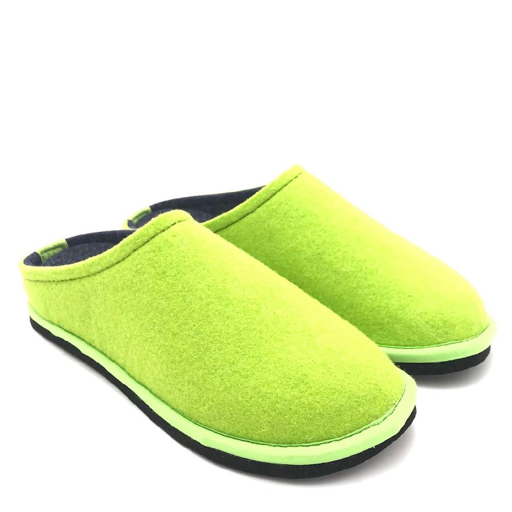 Zulian Calzature Ciabatta Easy bicolor verde fluo-blu Saldi