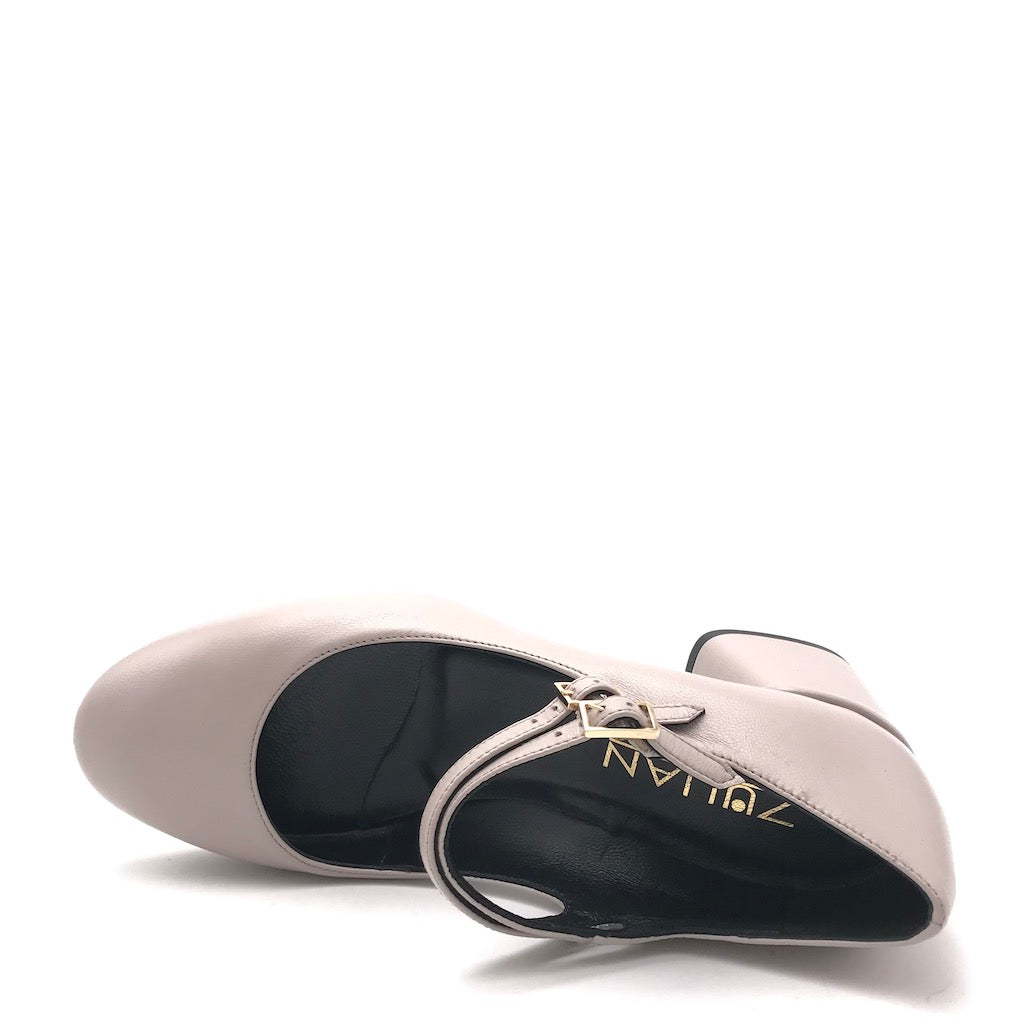 Zulian Calzature Scarpa Zar cinturino perla Saldi Di Fabbrica