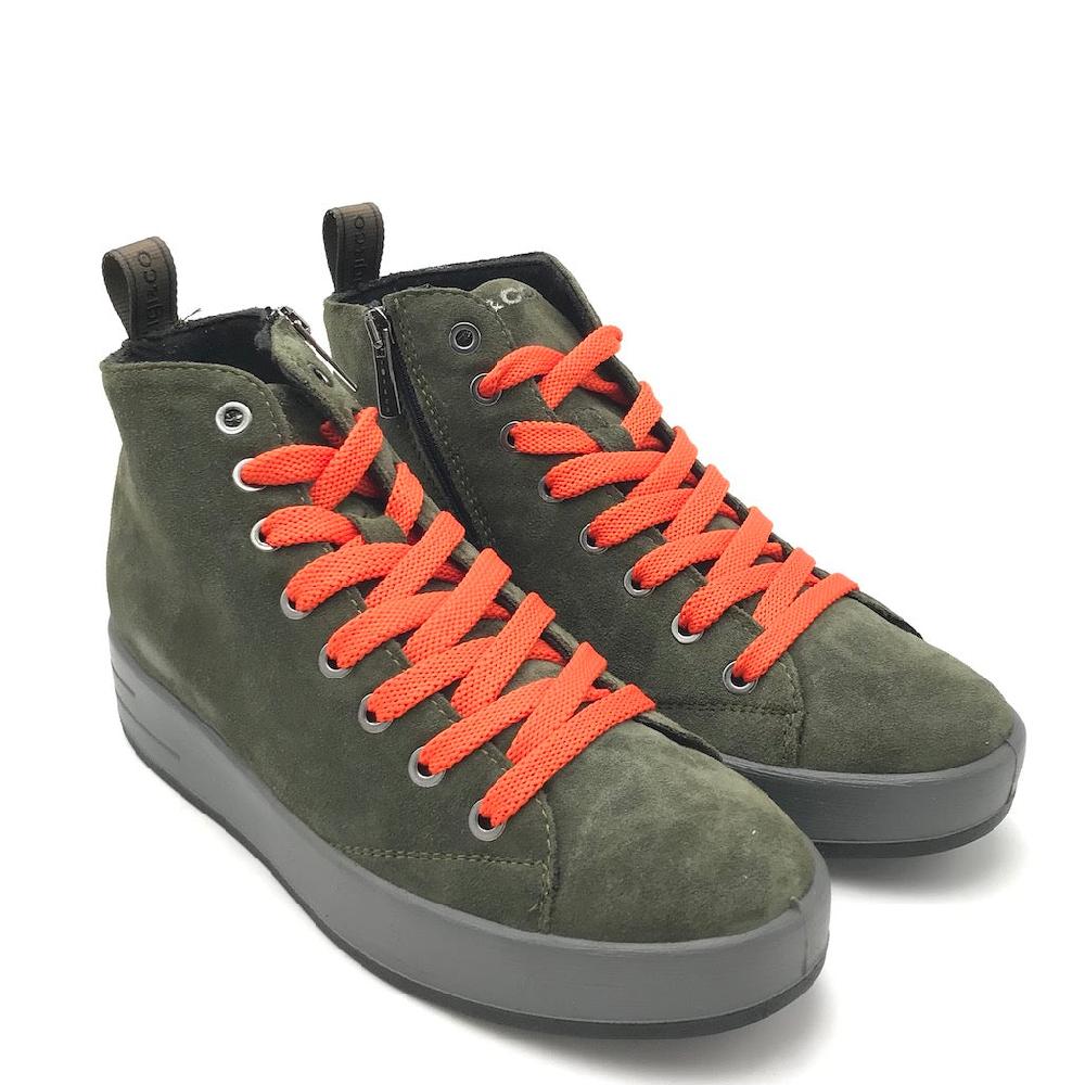 Zulian Calzature Sneakers Alina verde scuro Negozio