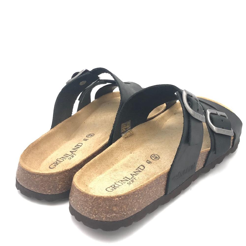 Zulian Calzature Ciabatta incrociata Bobo nera 2025