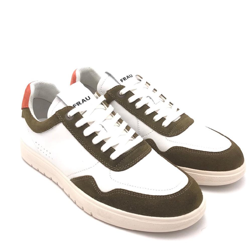 Zulian Calzature Sneakers bianca-verde Spedizione Gratuita