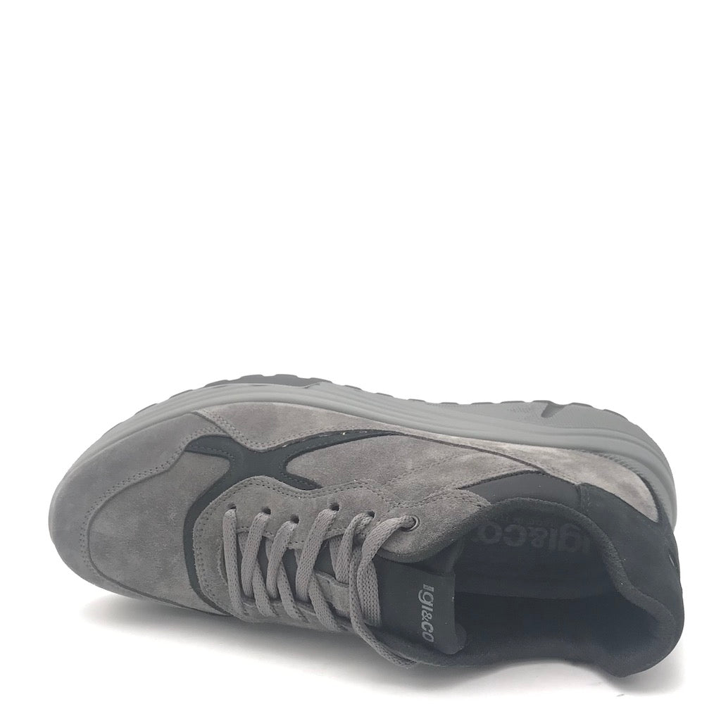 Zulian Calzature Sneakers Seth antracite Acquista Ora