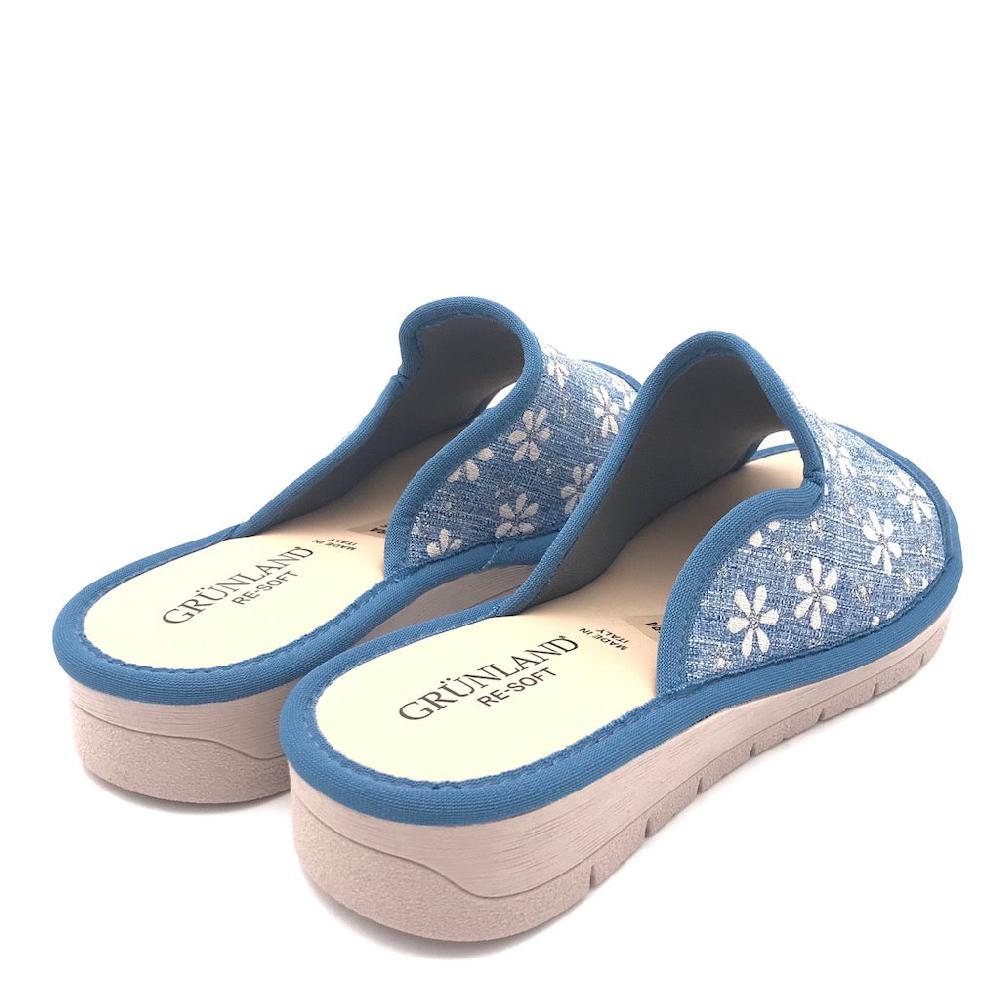 Zulian Calzature Ciabatta Dola tessuto jeans Outlet