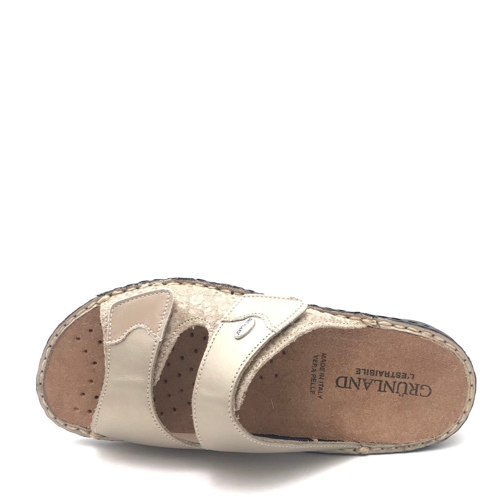 Zulian Calzature Ciabatta Dami platino Vendita Economica