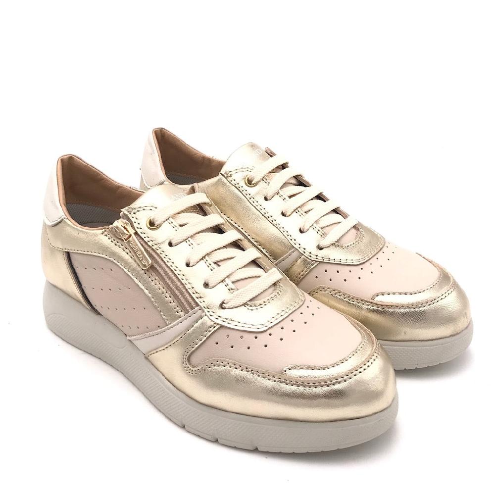 Zulian Calzature Sneakers Seli beige-platino Saldi Di Fabbrica
