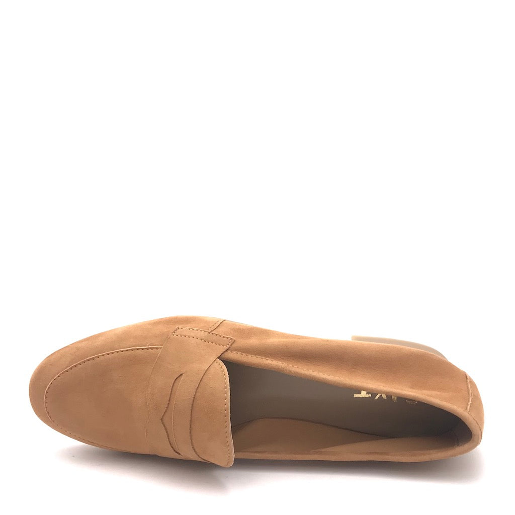 Zulian Calzature Mocassino Sixt velour tan Negozio