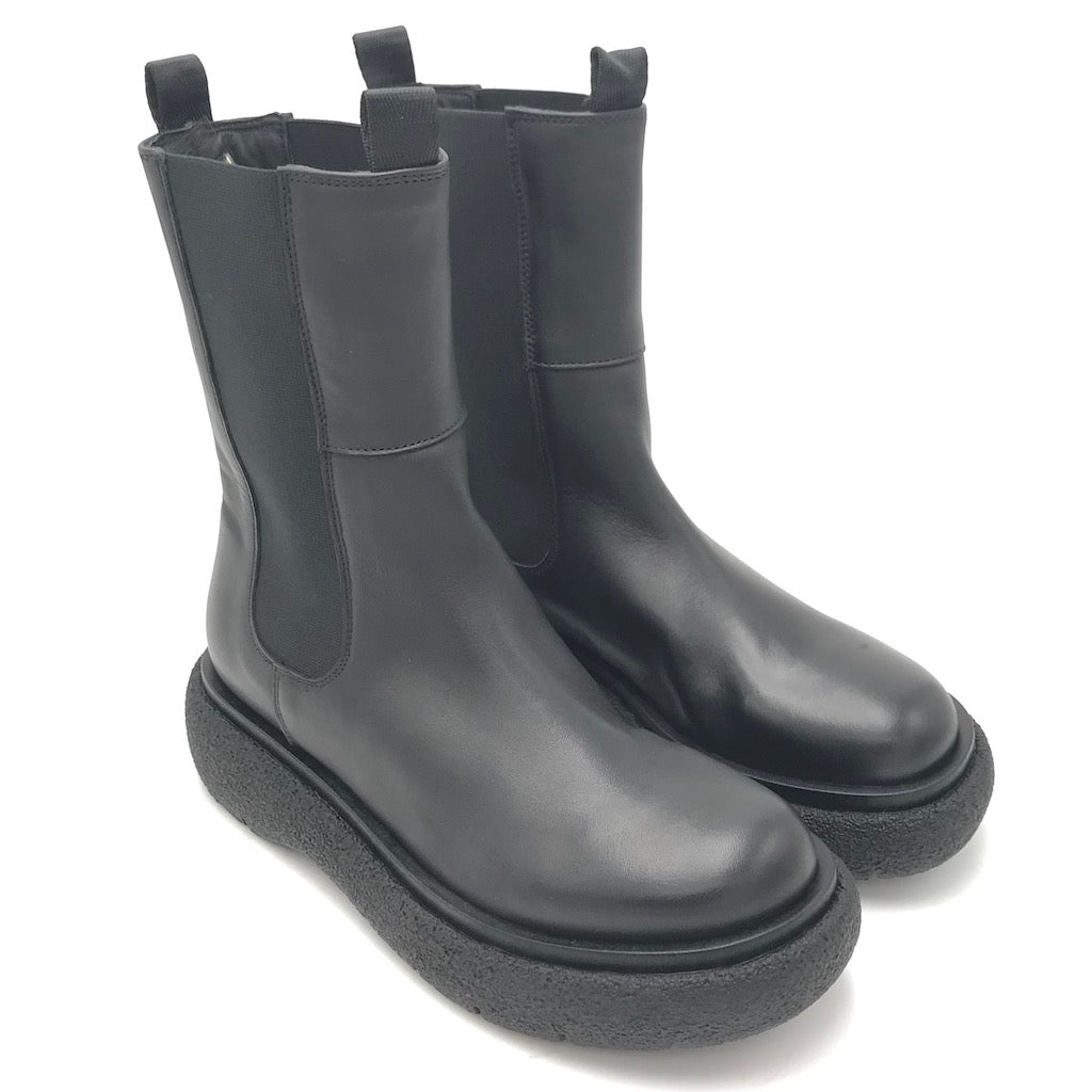 Zulian Calzature Boot Sophie beat in pelle nera Italy