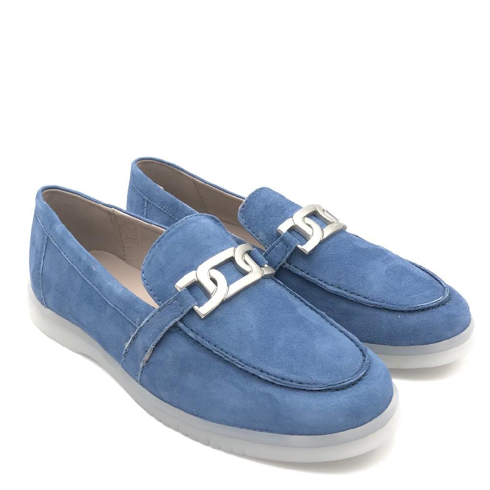 Zulian Calzature Mocassino Taco cielo Nuovo