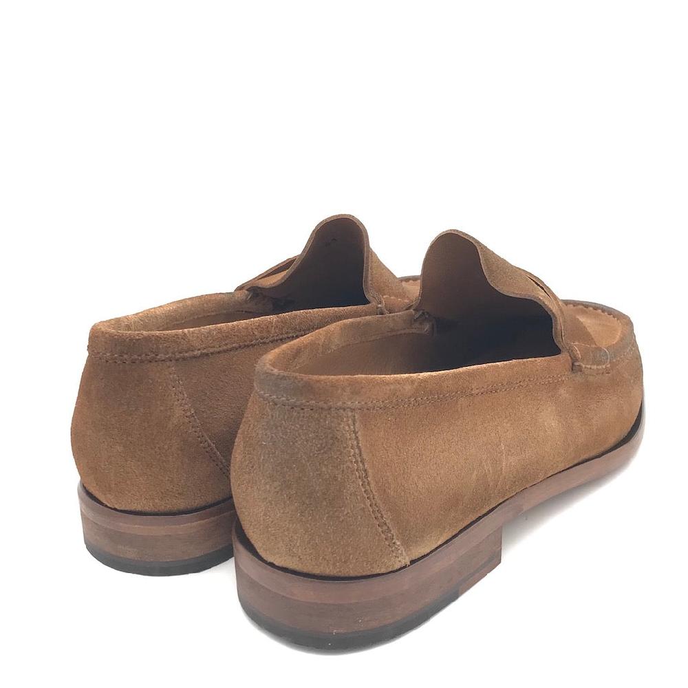 Zulian Calzature Mocassino in velour taupe Promozione