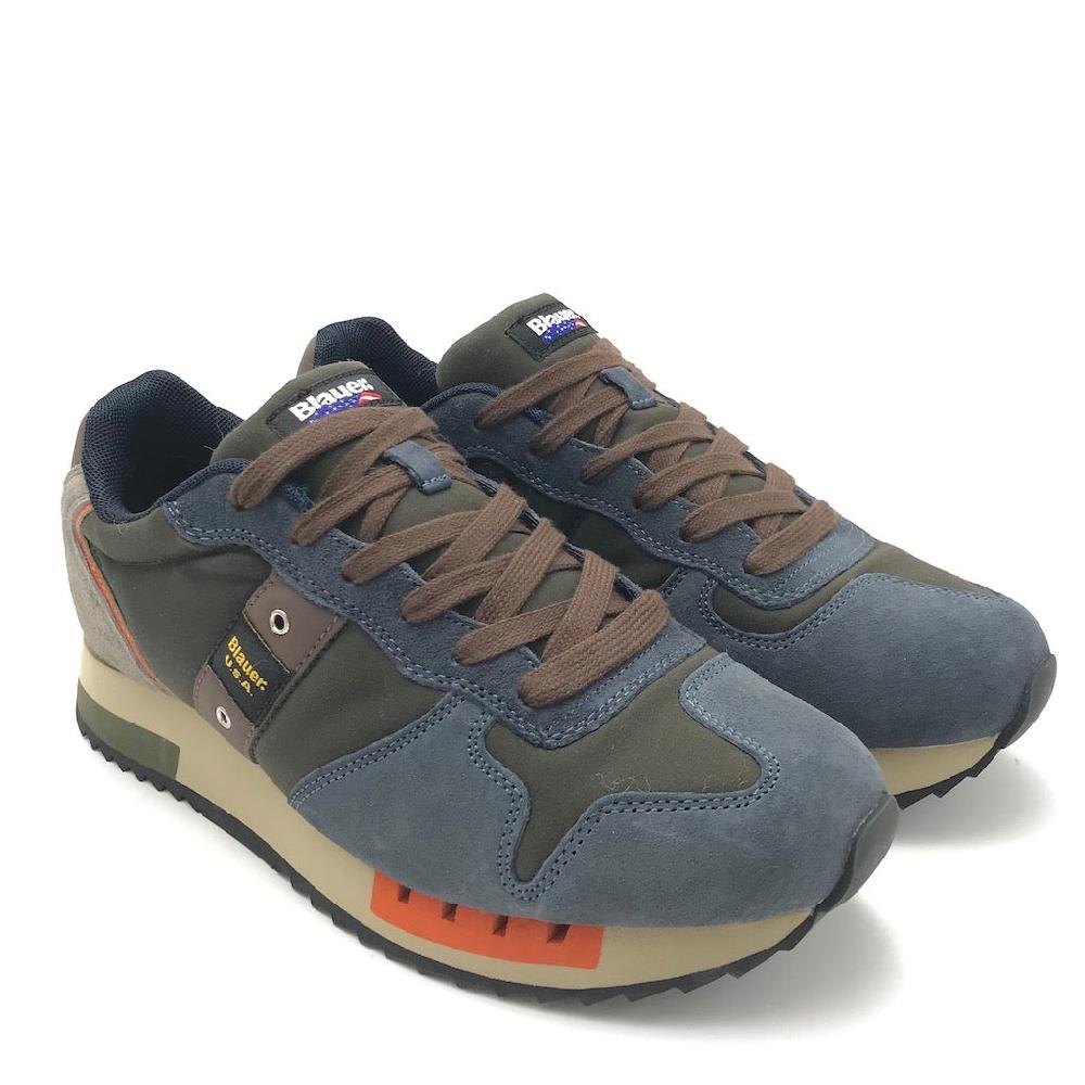 Zulian Calzature Sneakers Queens01 navy-military Sottocosto