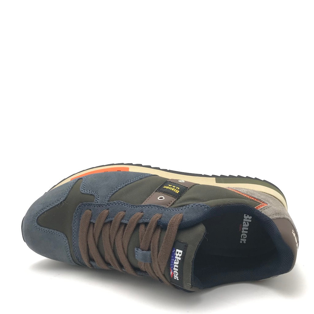 Zulian Calzature Sneakers Queens01 navy-military Sottocosto