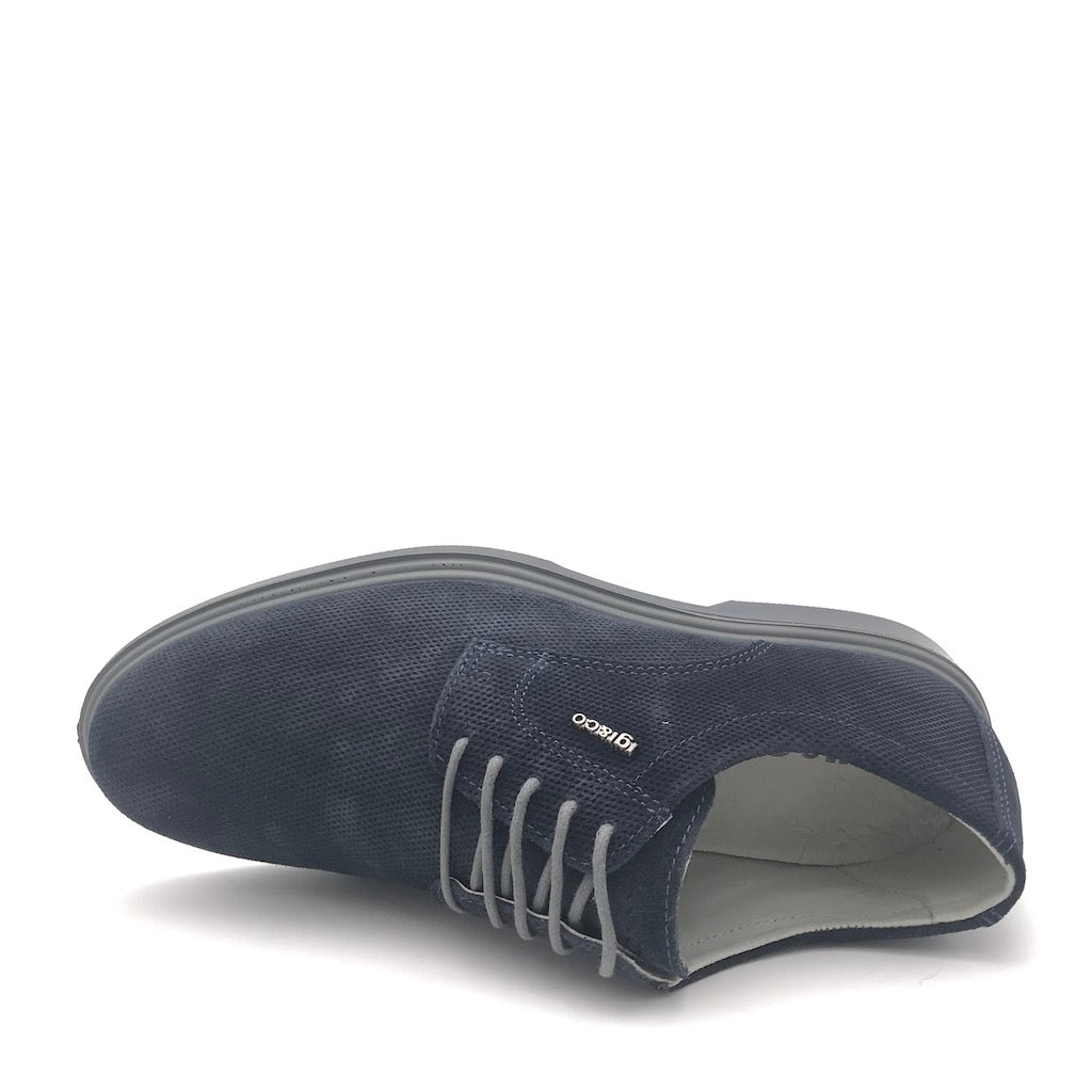 Zulian Calzature Allacciata Garret blu Sconto