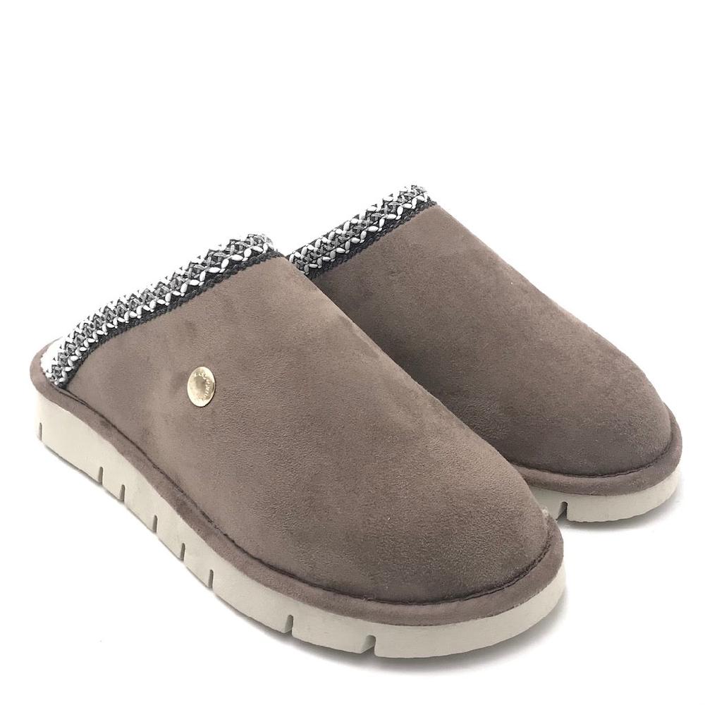 Zulian Calzature Ciabatta Loxi taupe Vendita Economica