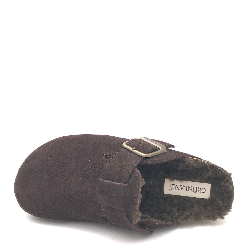 Zulian Calzature Ciabatta Sara shearling testa moro Saldi Di Fabbrica