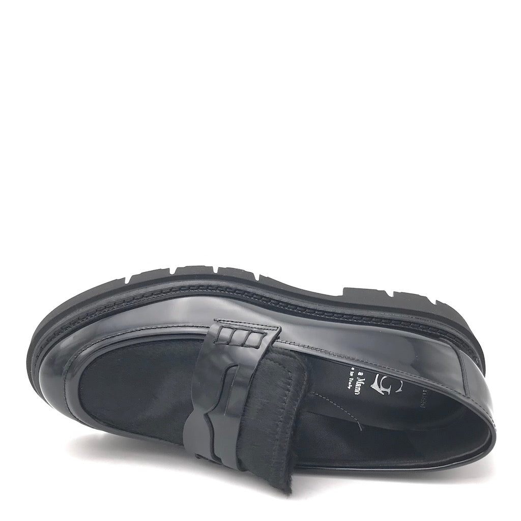 Zulian Calzature Mocassino Kurtal nero In Saldo