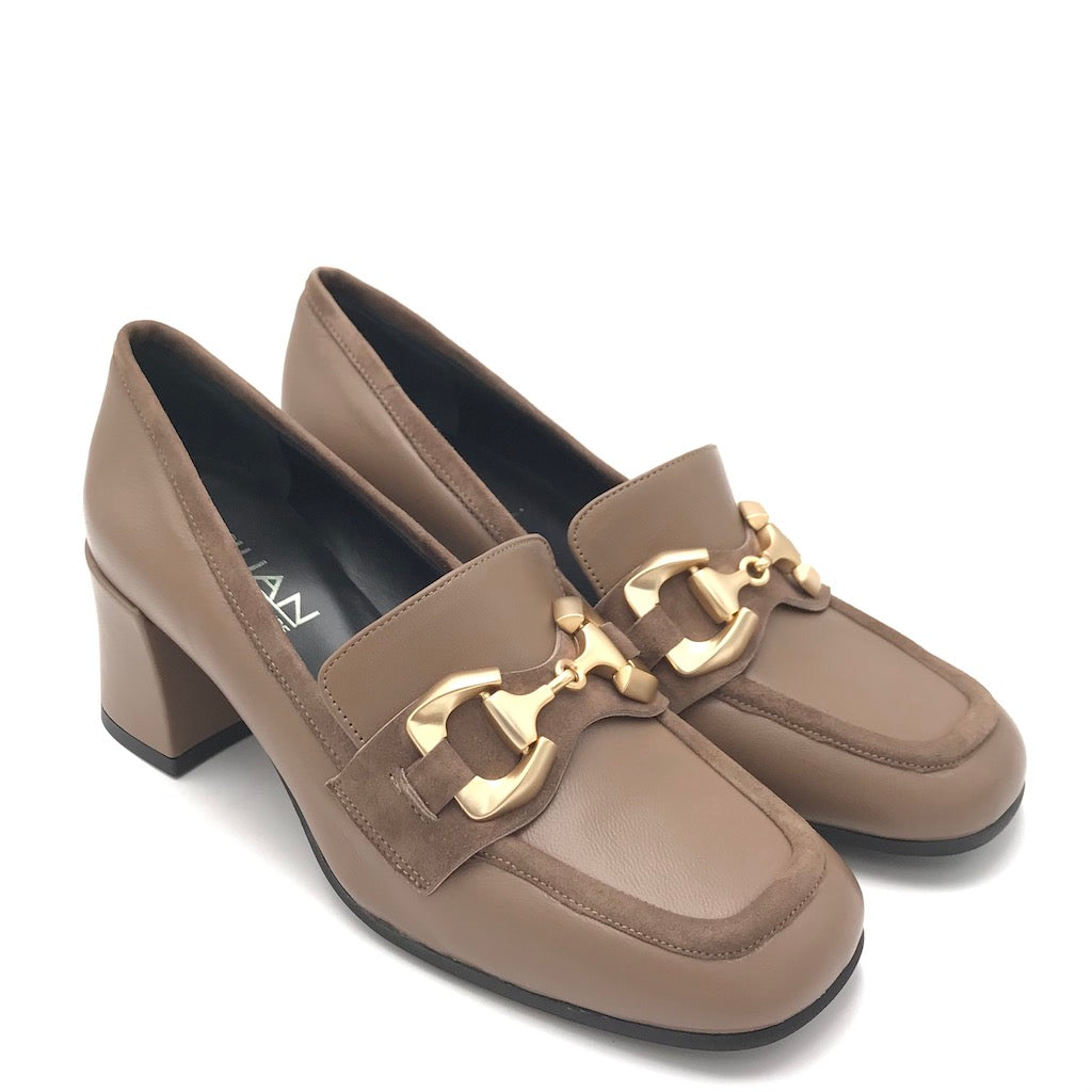 Zulian Calzature Mocassino Paola in pelle acero Promozione