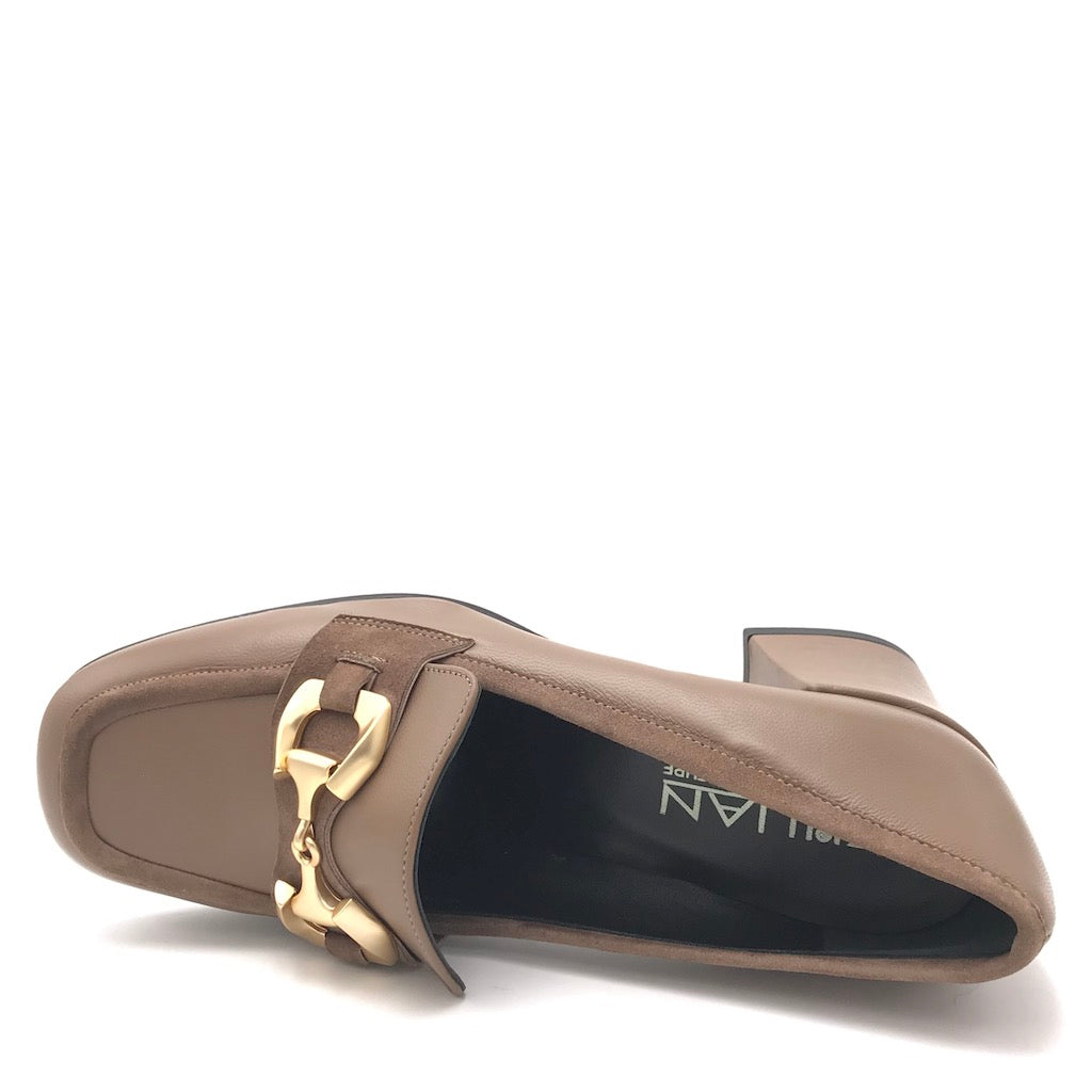 Zulian Calzature Mocassino Paola in pelle acero Promozione