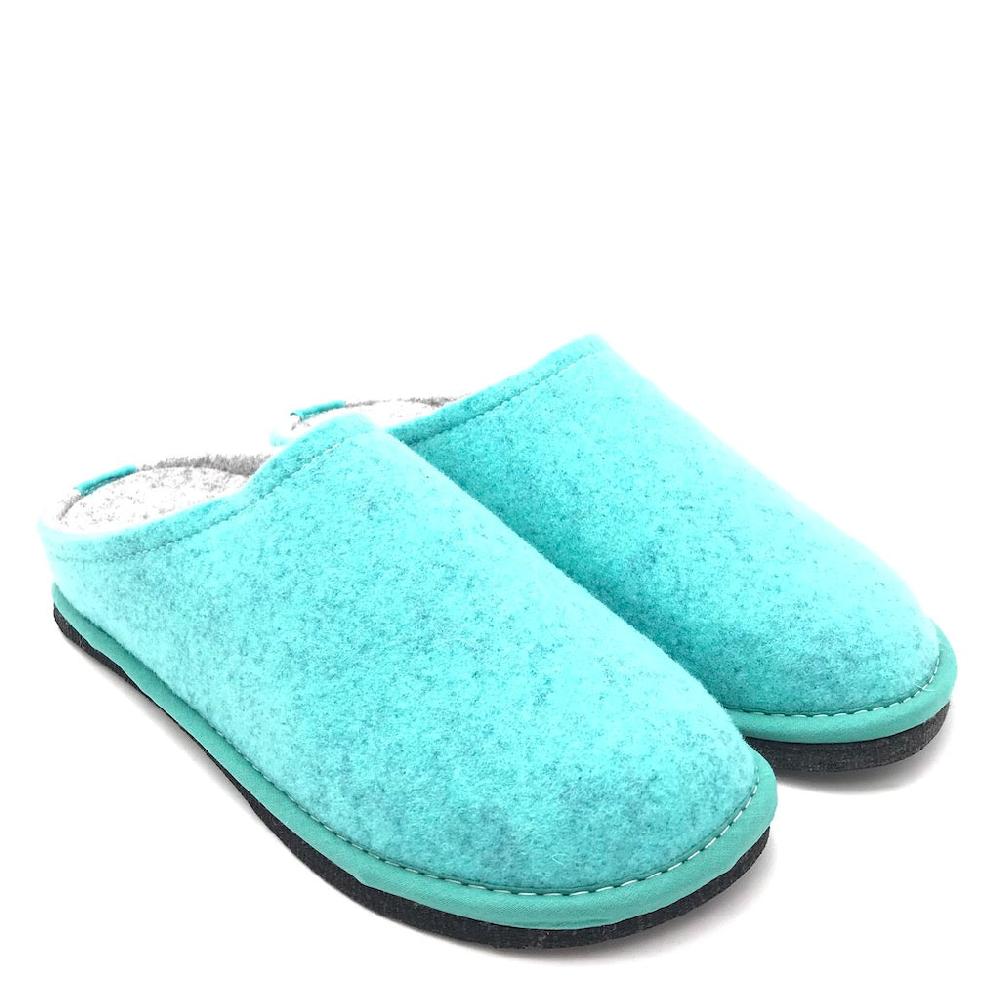 Zulian Calzature Ciabatta Easy bicolor tiffany-grigio Spedizione Gratuita