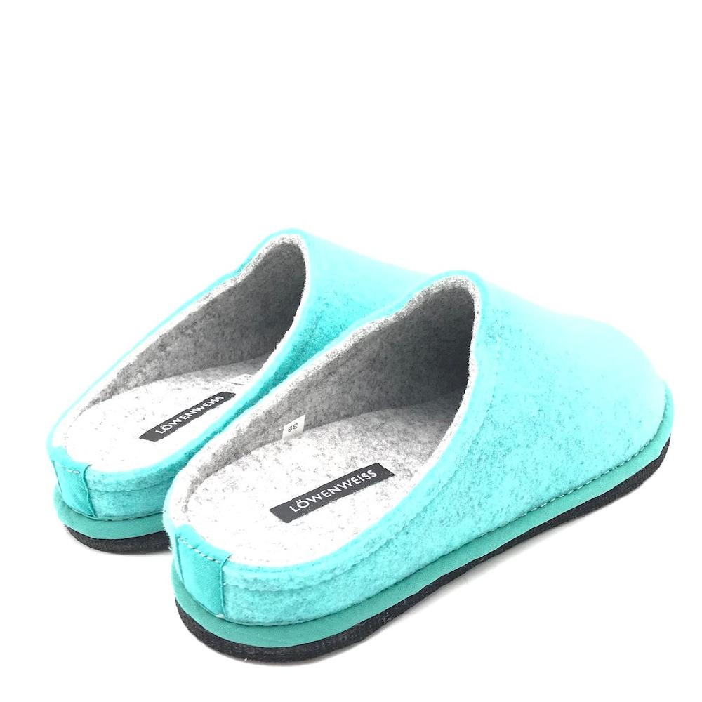 Zulian Calzature Ciabatta Easy bicolor tiffany-grigio Spedizione Gratuita