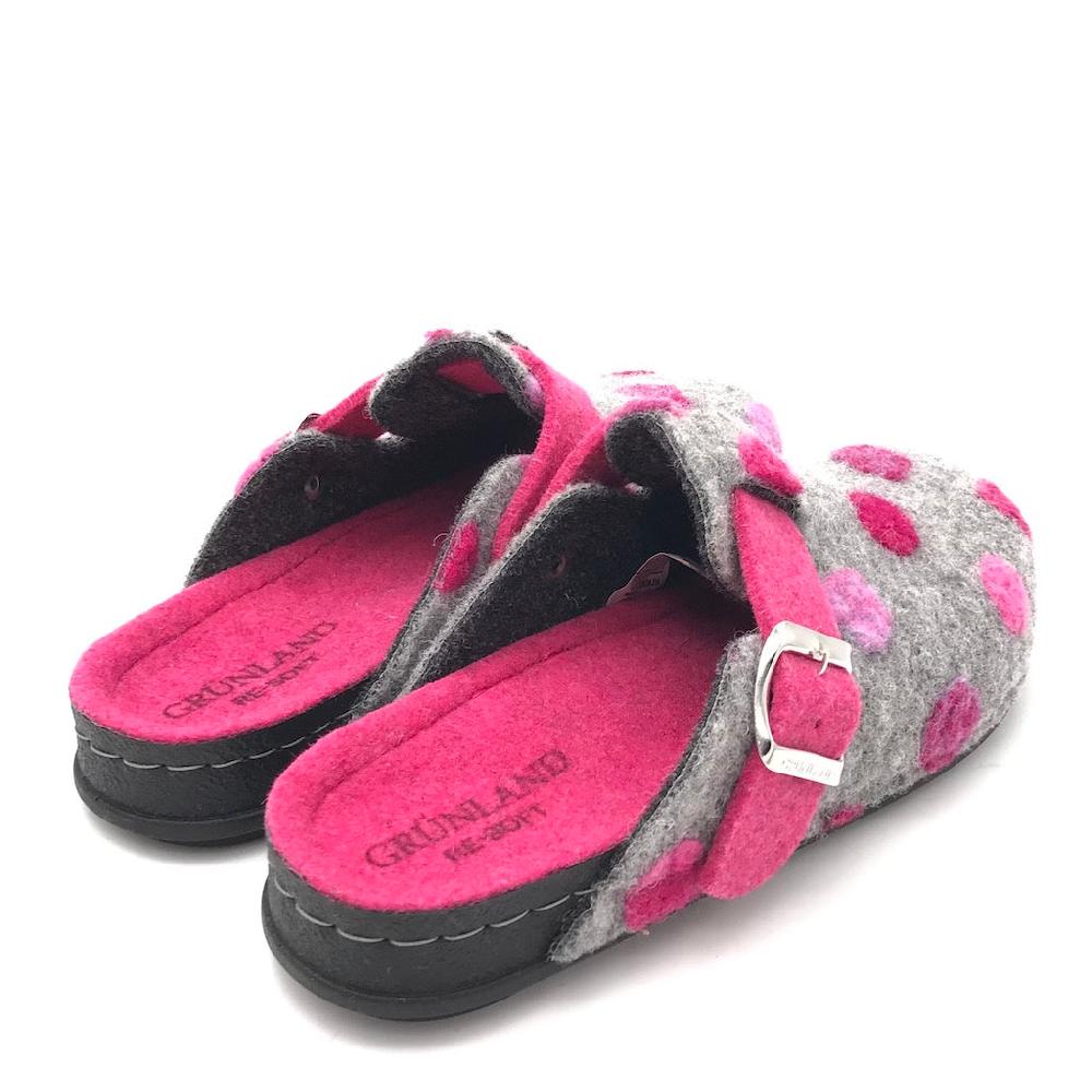 Zulian Calzature Ciabatta Pila grigio-fuxia Pezzi Unici