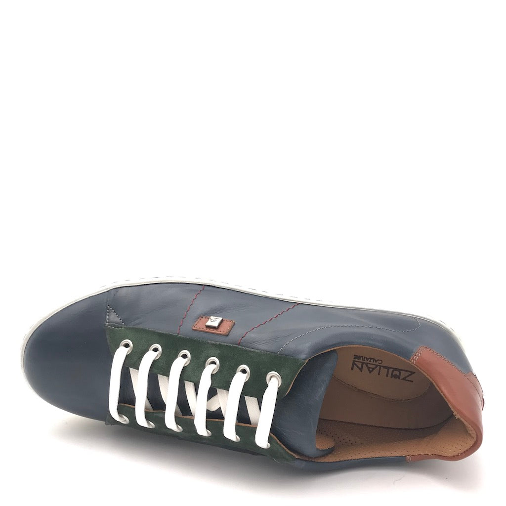 Zulian Calzature Sneakers Dylan blu Acquista Ora