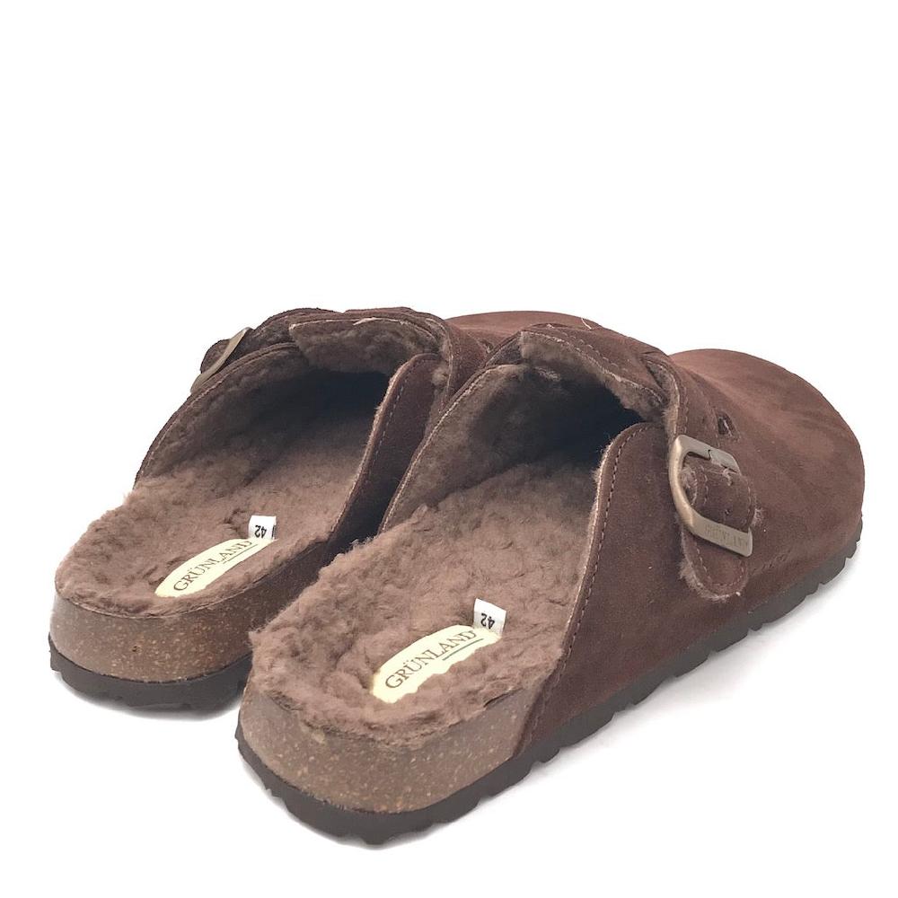 Zulian Calzature Ciabatta Bobo shearling marrone Shopping Online