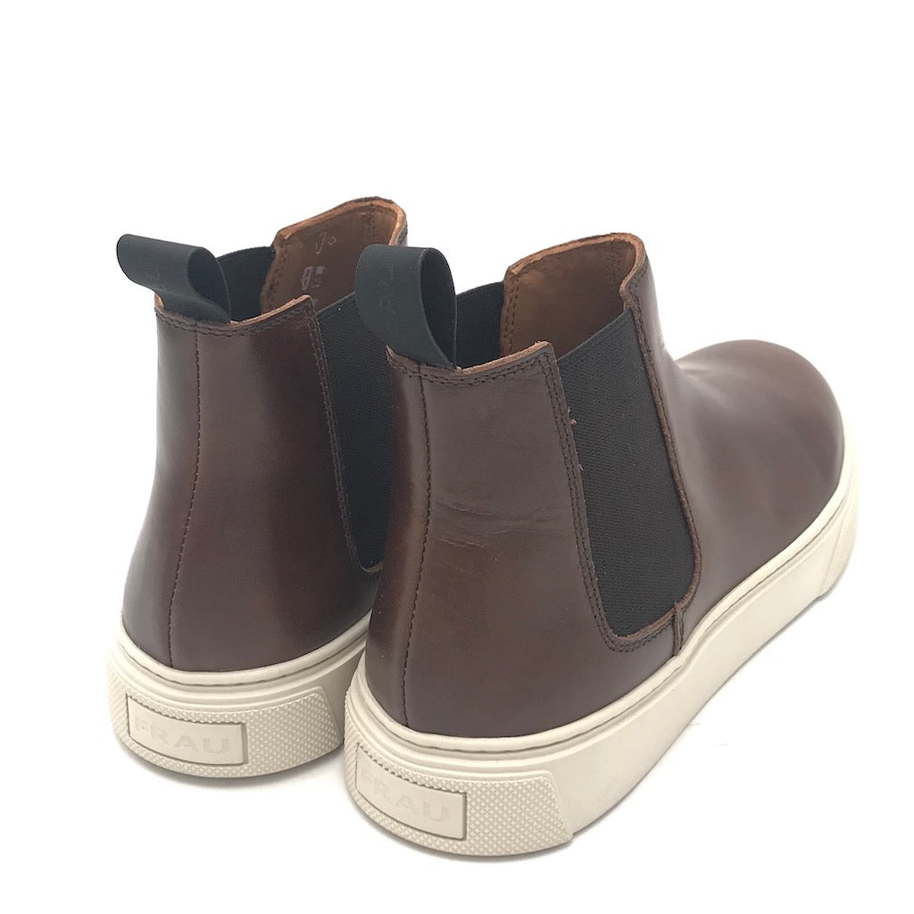 Zulian Calzature Beatles in pelle coffee In Vendita