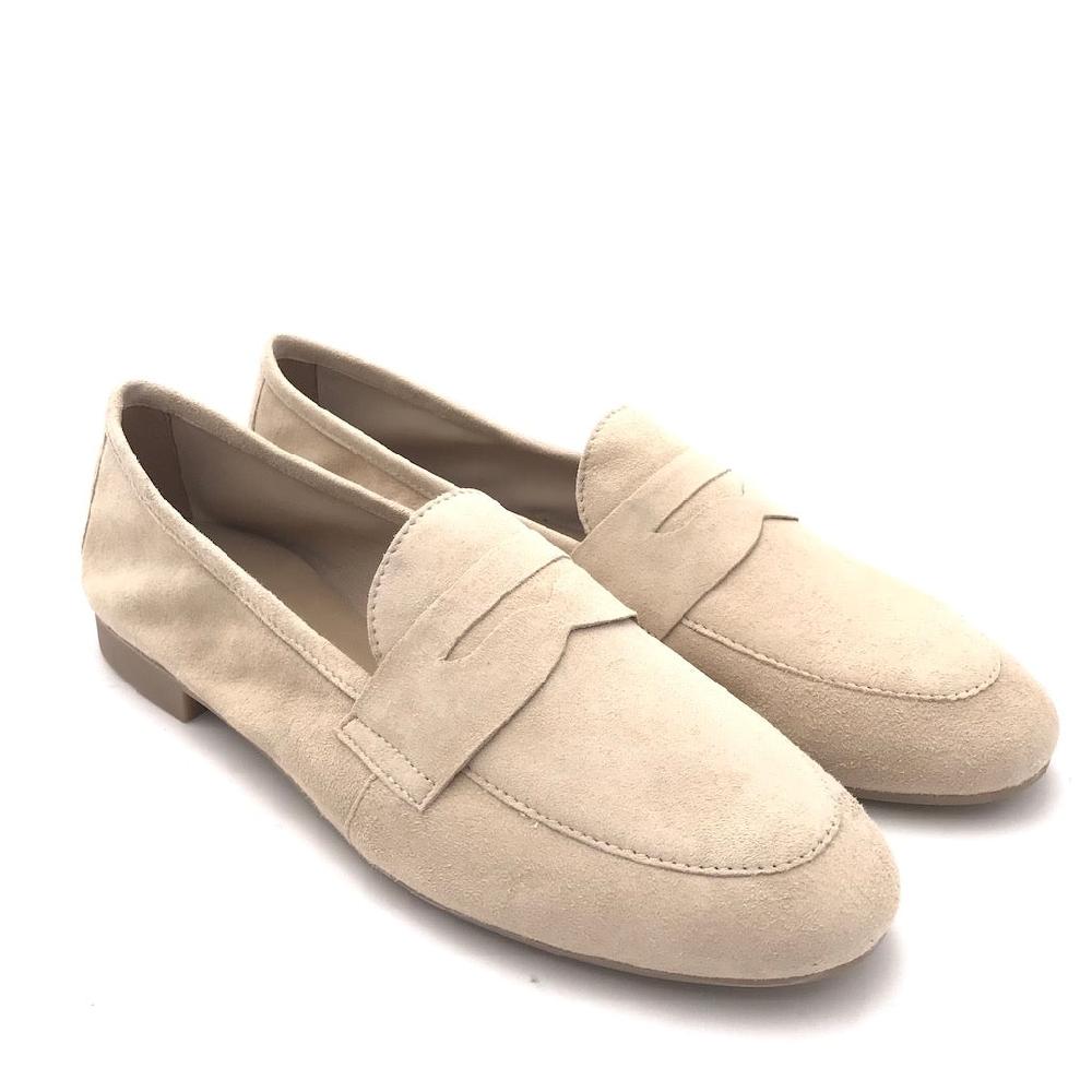 Zulian Calzature Mocassino Sixt velour beige Vendite Flash