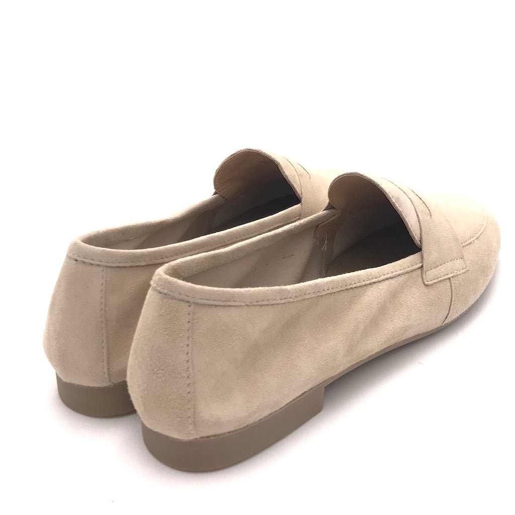 Zulian Calzature Mocassino Sixt velour beige Vendite Flash