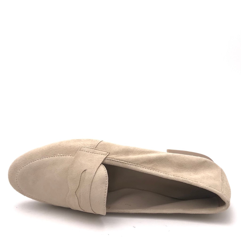 Zulian Calzature Mocassino Sixt velour beige Vendite Flash