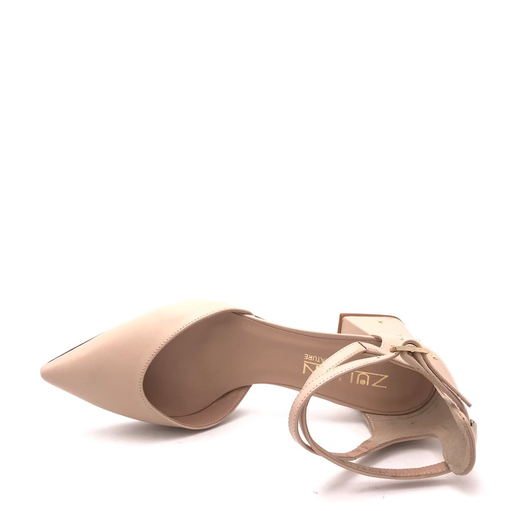 Zulian Calzature Scarpa Lerici nappa talco Negozio