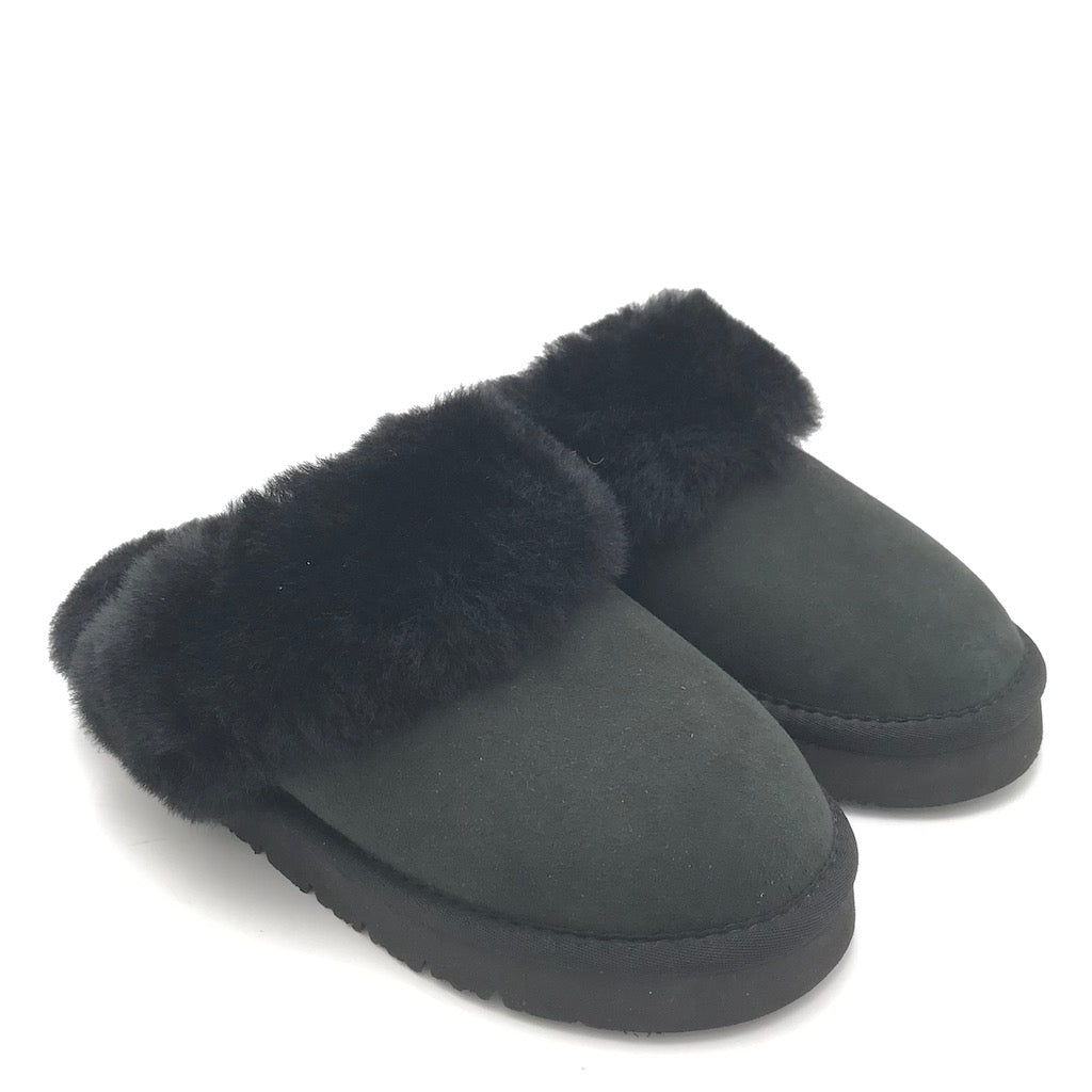 Zulian Calzature Ciabatta Chou nero Italy