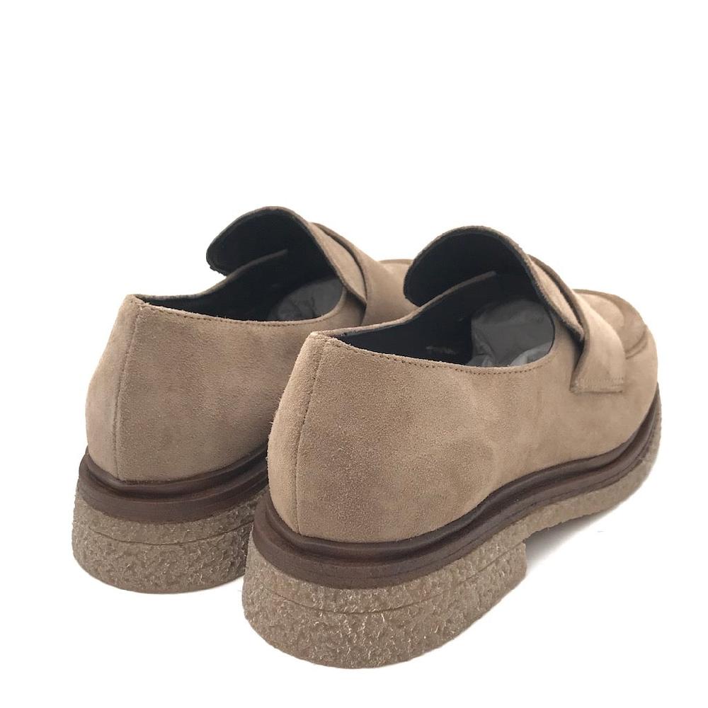 Zulian Calzature Mocassino Kipp in crosta taupe Vendita