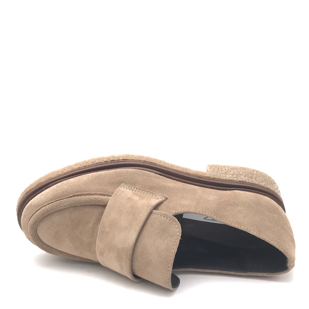 Zulian Calzature Mocassino Kipp in crosta taupe Vendita