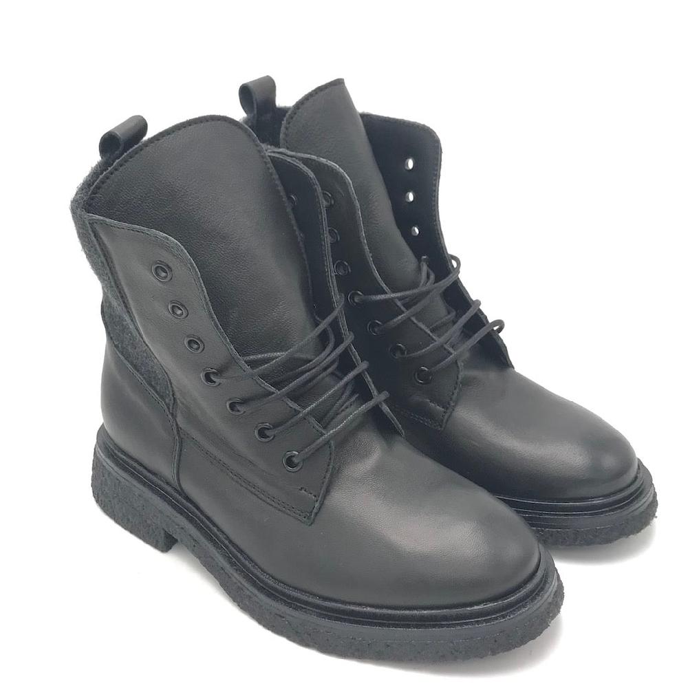 Zulian Calzature Anfibio Kipp in pelle nera Promozione