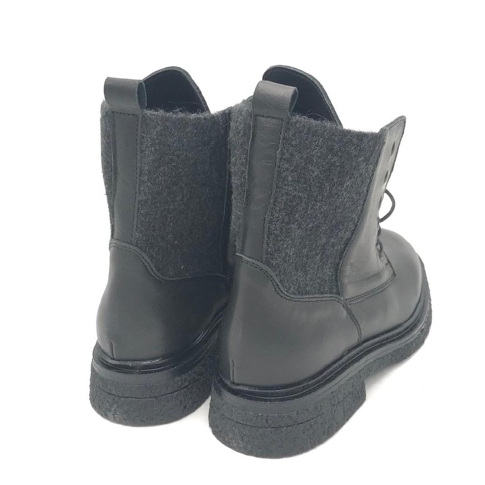 Zulian Calzature Anfibio Kipp in pelle nera Promozione