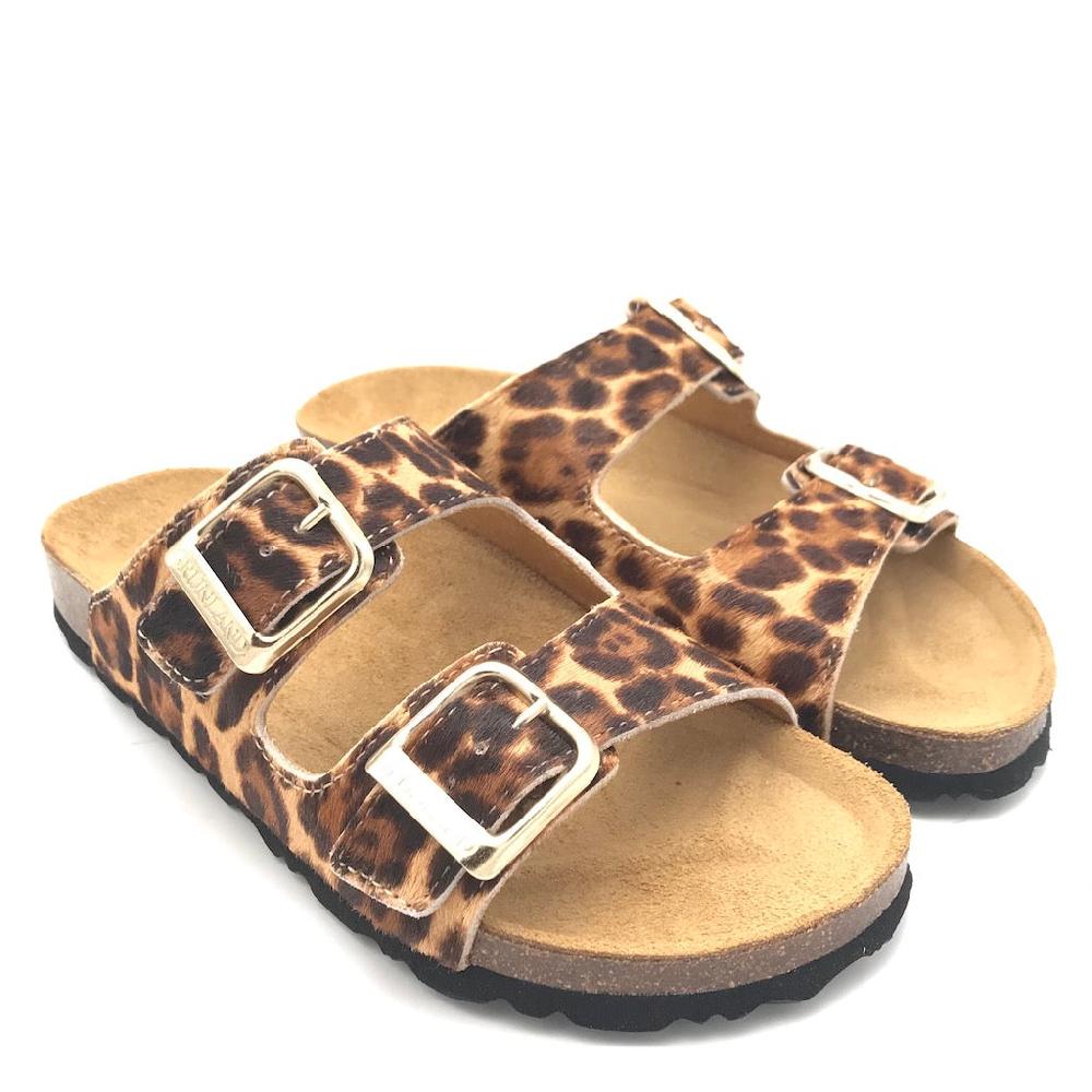 Zulian Calzature Ciabatta Sara doppia fibbia animalier Negozi Online