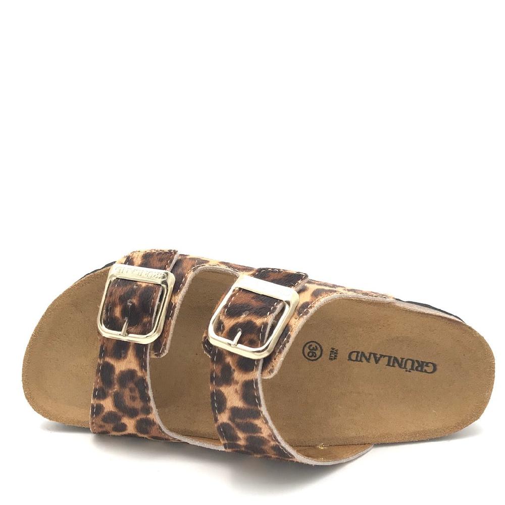 Zulian Calzature Ciabatta Sara doppia fibbia animalier Negozi Online
