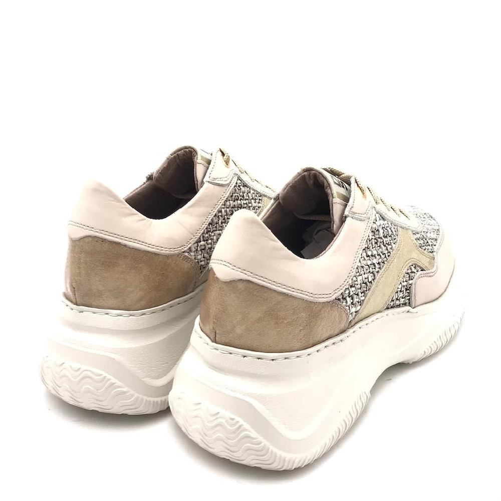 Zulian Calzature Sneakers in pelle latte Promozione Limitata