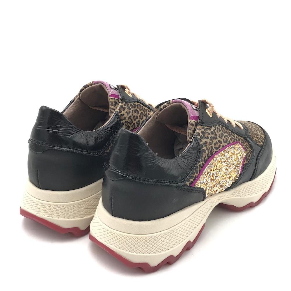 Zulian Calzature Sneakers nera animalier Fino Al -60%