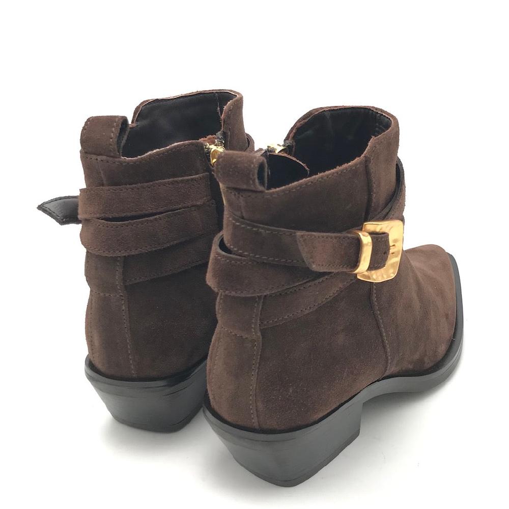 Zulian Calzature Texano in crosta moro Prezzo Ridotto