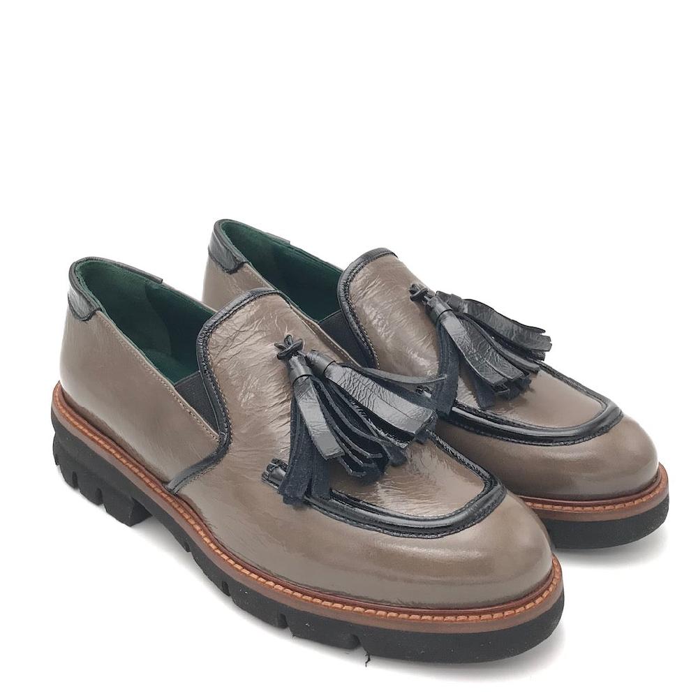 Zulian Calzature Mocassino in naplak elefant Vendita Economica