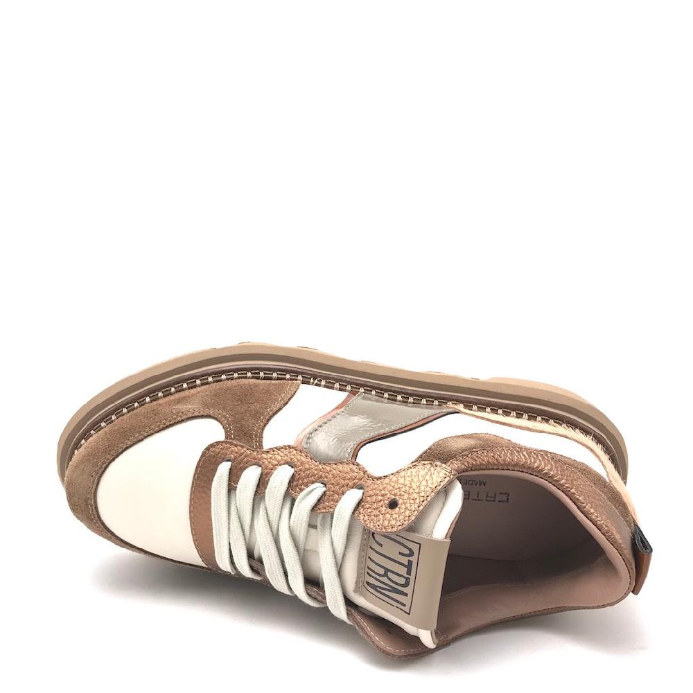 Zulian Calzature Sneakers in crosta castagna Vendite Flash