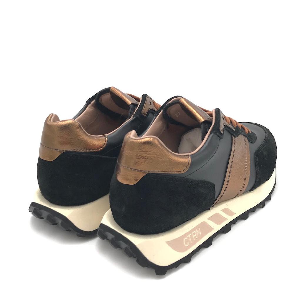 Zulian Calzature Sneakers running nero-bronzo Negozio