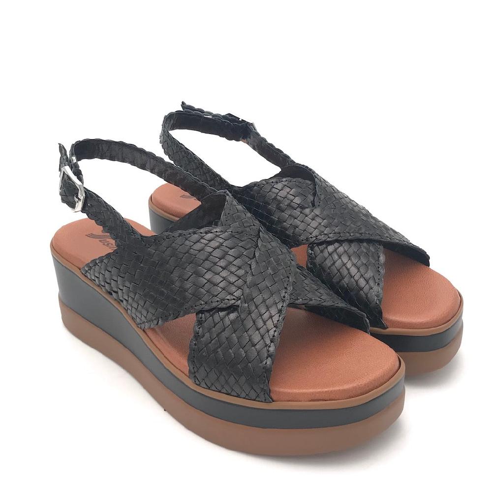 Zulian Calzature Sandalo treccia nero Qualità