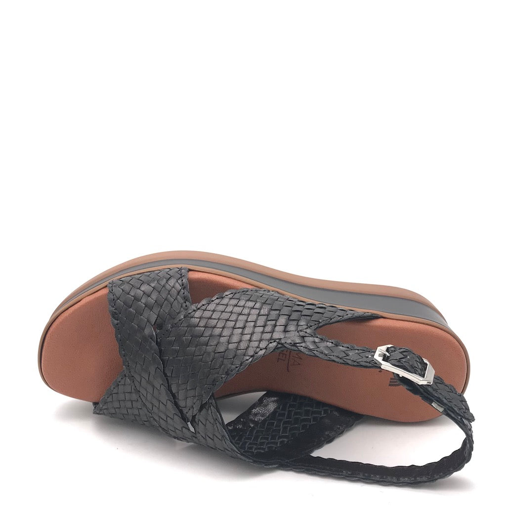Zulian Calzature Sandalo treccia nero Qualità