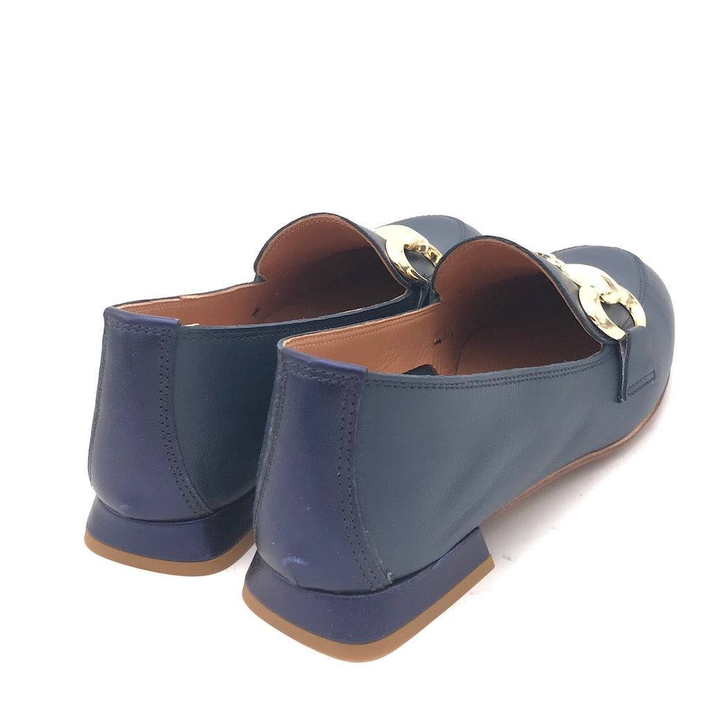 Zulian Calzature Mocassino nappa blu Spedizione Gratuita