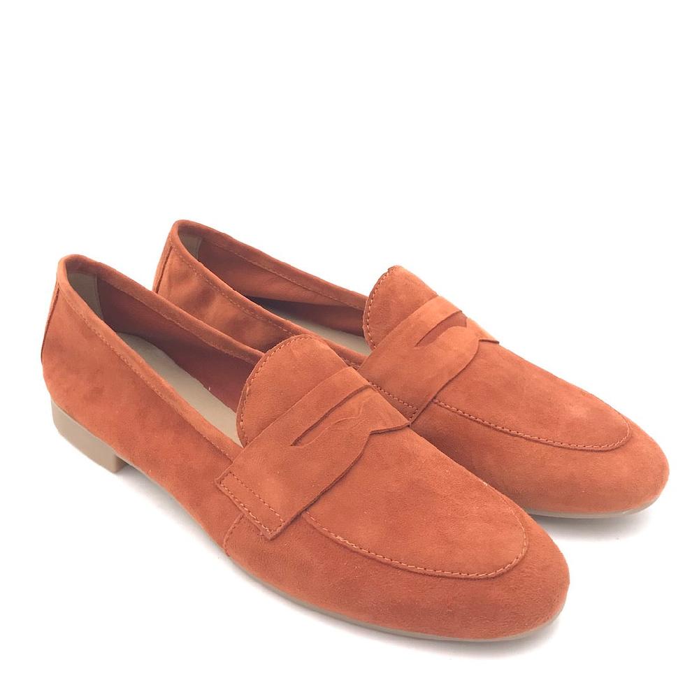 Zulian Calzature Mocassino Sixt velour ruggine Pezzi Unici