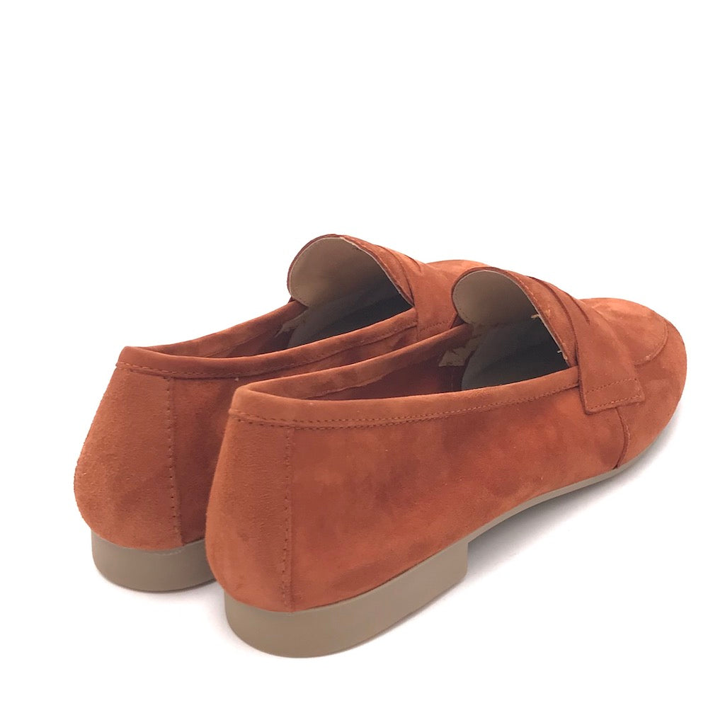 Zulian Calzature Mocassino Sixt velour ruggine Pezzi Unici