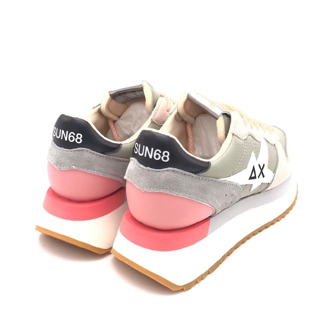 Zulian Calzature Sneakers Big Stargirl printed logo grigio chiaro Qualità Garantita